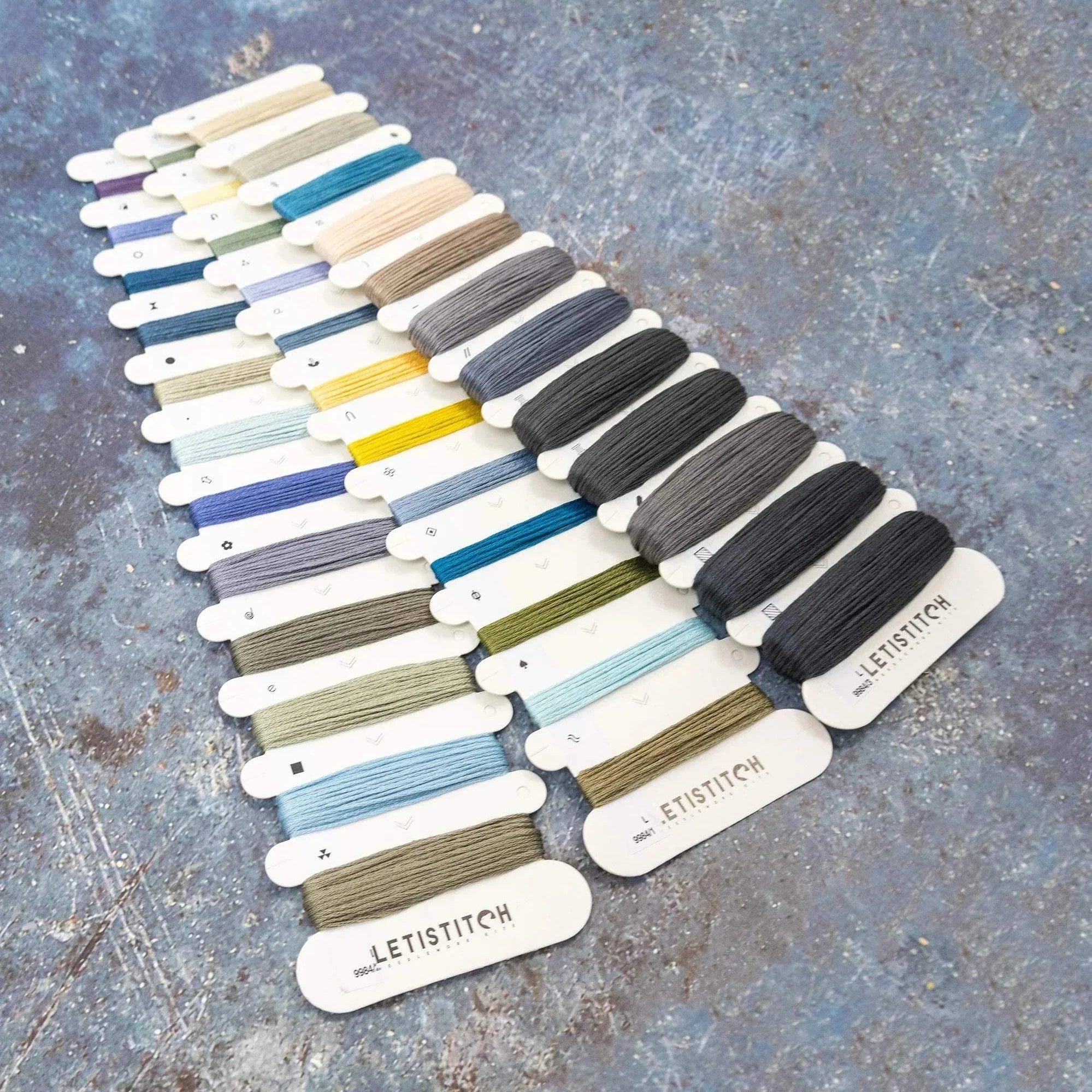 Starry Dreams Cross Stitch Kit with 16 count Zweigart aida and pre-sorted cottons