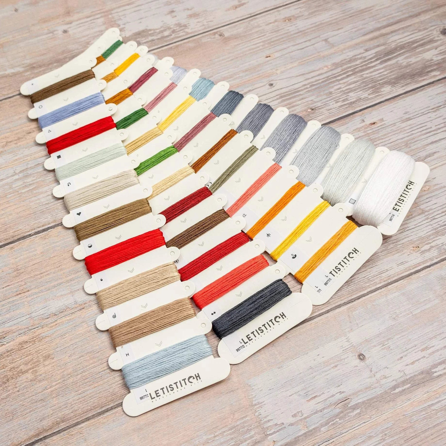 Please Stop Here Cross Stitch Kit with 16 count white aida and pre-sorted cottons