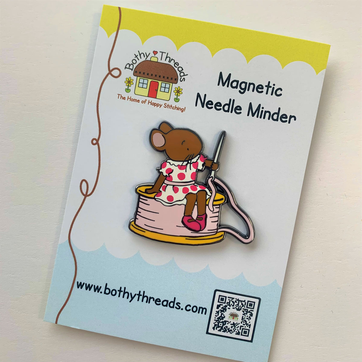 Bothy Threads Sewing Mouse Needle Minder Cotton Club Crafts