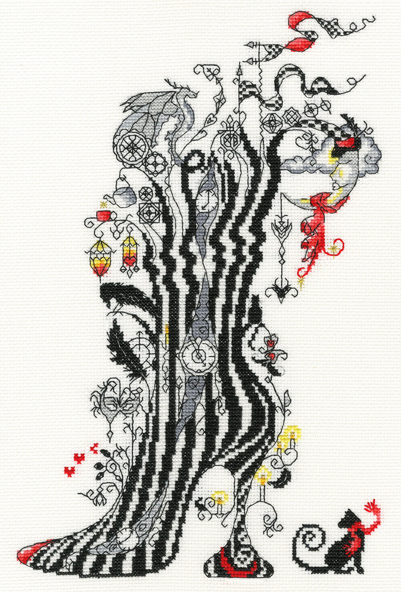 Bothy Threads Counted Cross Stitch Kit Rêver Shoe Cotton Club