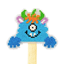 Load image into Gallery viewer, Bobby Mini Monsters Cross Stitch Kit