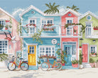 Beach Bliss Cross Stitch Kit with 16 count aida, cotton threads, needle, and instructions, finished size 24x19cm