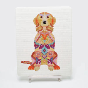Mandala Dog Cross Stitch Kit