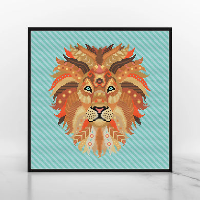Mandala Lion Diamond Painting
