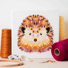 Load image into Gallery viewer, Mandala Hedgehog Cross Stitch Kit