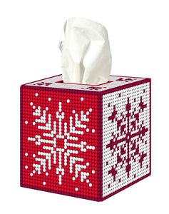 Snowflake - Tissue Box Cover - Tapestry Kit