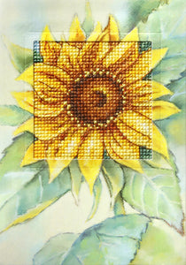 Sunflower Greeting Card Cross Stitch Kit