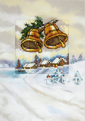 Christmas Bells Christmas Card Cross Stitch Kit