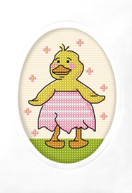 Duck Greetings Card Cross Stitch Kit