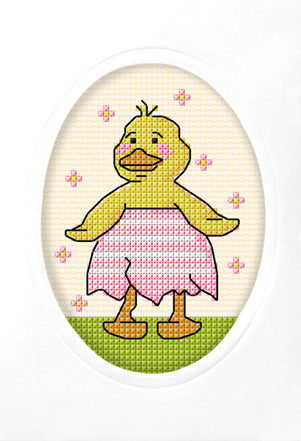 Duck Greetings Card Cross Stitch Kit