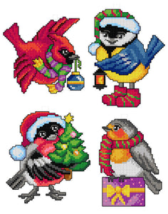 Birds Cross Stitch Kit - Plastic Canvas