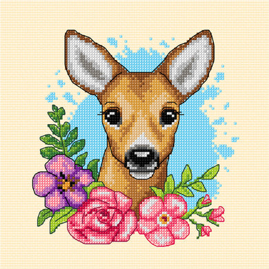 Deer Cross Stitch Kit