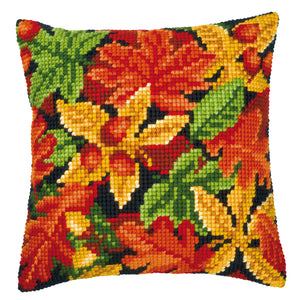 Cushion ~ Cross Stitch Kit ~ Autumn Leaves