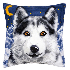 Cushion ~ Cross Stitch Kit ~ Wolf