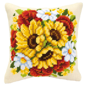 Cushion ~ Cross Stitch Kit ~ Floral Posy