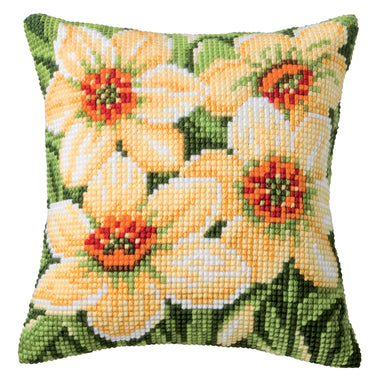Cushion ~ Cross Stitch Kit ~ Daffodils
