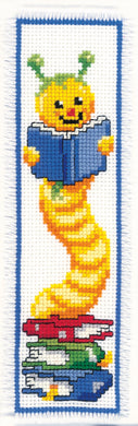 Bookmark Counted Cross Stitch Kit ~ Bookworm