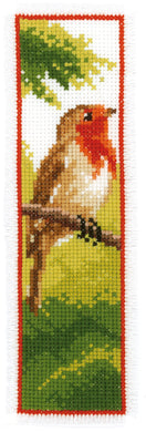 Bookmark Counted Cross Stitch Kit ~ Robin