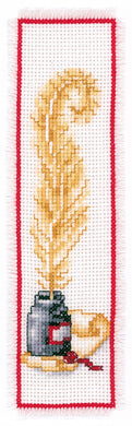 Bookmark Counted Cross Stitch Kit ~ Quill & Ink