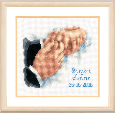 Wedding Record ~ Counted Cross Stitch Kit ~ With this Ring