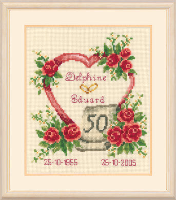 Counted Cross Stitch Kit ~ Anniversary