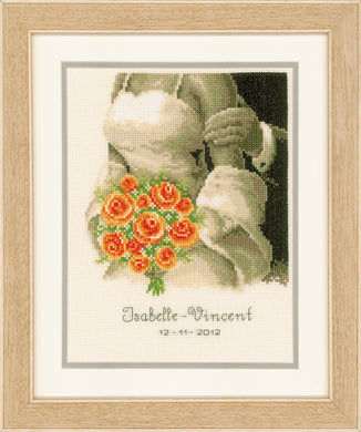 Wedding Record ~ Counted Cross Stitch Kit ~ The Bouquet
