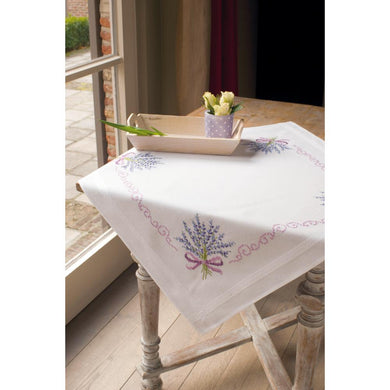 Tablecloth Embroidery Kit ~ Lavender