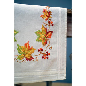 Table Runner ~ Embroidery Kit ~ Autumn Leaves