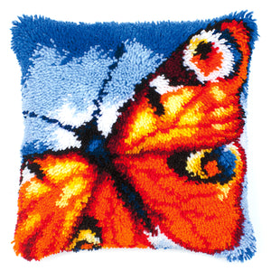 Cushion Latch Hook Kit ~ Butterfly