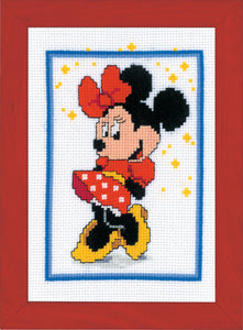 Disney Counted Cross Stitch Kit ~ Minnie Mouse