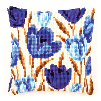 Cross Stitch Kit Cushion ~ Crocus
