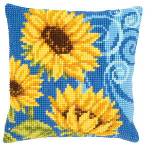 Cushion Cross Stitch Kit ~ Sunflowers
