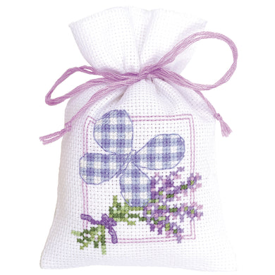 Gift Bag Counted Cross Stitch Kit ~ Lavender Butterfly
