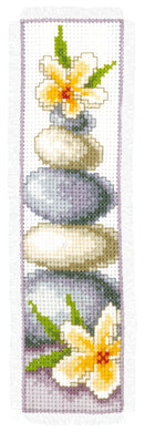 Bookmark Counted Cross Stitch Kit ~ Frangipani