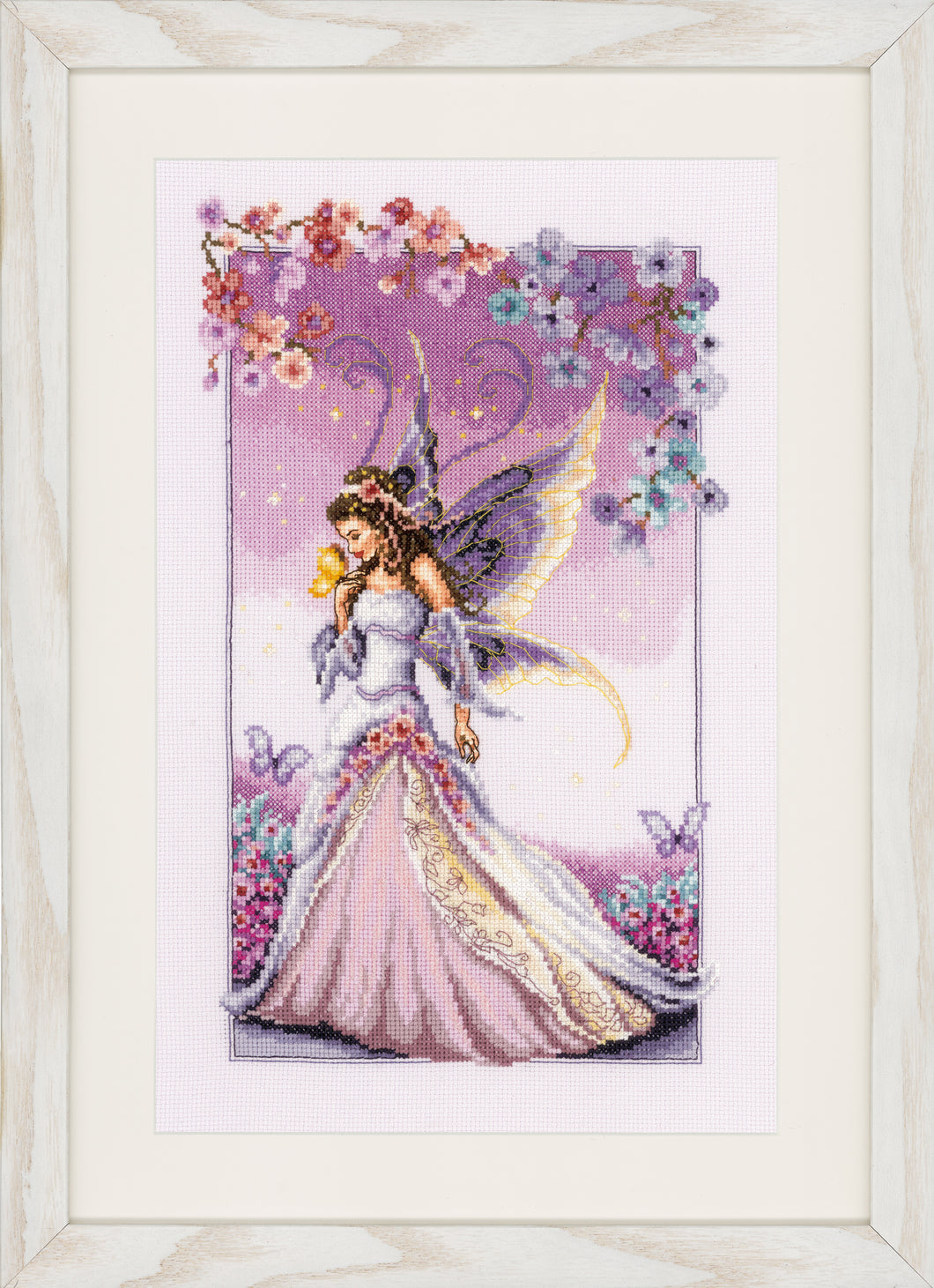 Counted Cross Stitch Kit ~ Purple Fairy