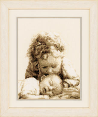 Counted Cross Stitch Kit ~ Sisterly Love