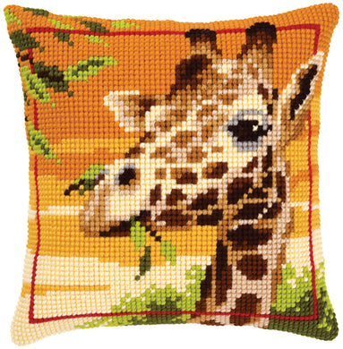 Cushion Cross Stitch Kit ~ Giraffe