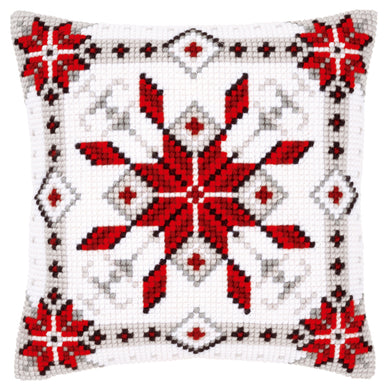 Cushion Cross Stitch Kit ~ Snow Crystal I
