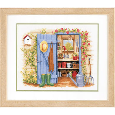 Counted Cross Stitch Kit ~ Tool Shed