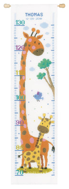 Counted Cross Stitch Kit ~ Height Chart Giraffe
