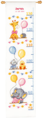 Counted Cross Stitch Kit ~ Height Chart Baby Shower