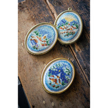 Load image into Gallery viewer, Counted Cross Stitch Kit ~ Miniatures Winter Villages Set of 3