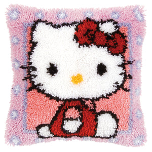 Cushion Latch Hook Kit ~ Hello Kitty