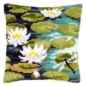 Cushion Cross Stitch Kit ~ Water Lilies