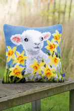Load image into Gallery viewer, Cushion Cross Stitch Kit ~ Lamb