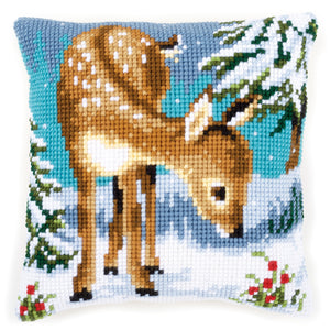 Cushion Cross Stitch Kit ~ Little Deer