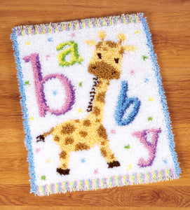 Rug Latch Hook Kit ~ Baby Giraffe II