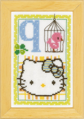 Counted Cross Stitch Kit ~ Hello Kitty Q