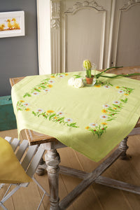 Tablecloth Embroidery Kit ~ Dandelions