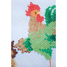Load image into Gallery viewer, Tablecloth Embroidery Kit ~ Chicken Family